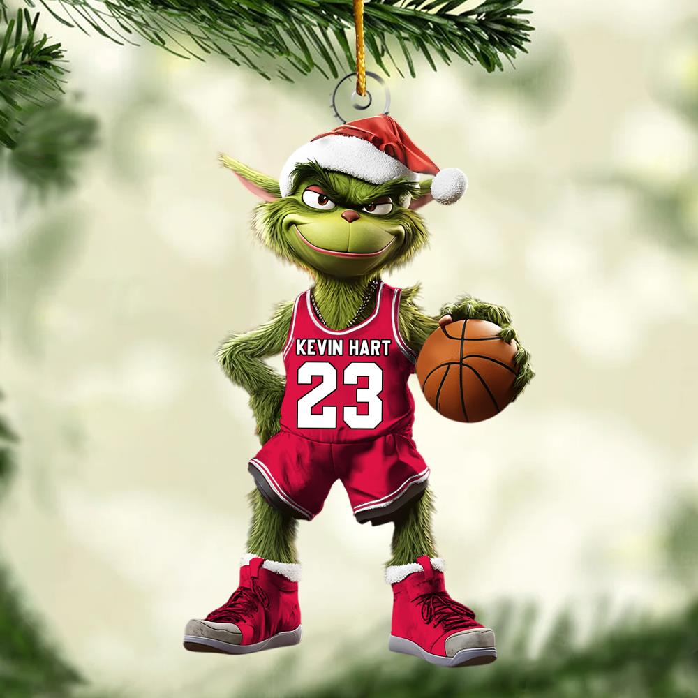 Personalized Gifts For Basketball Lover Ornament Christmas