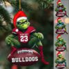 Personalized Gifts For Football Lover Ornament Christmas