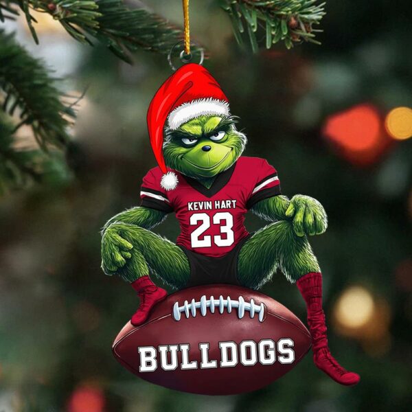 Personalized Gifts For Football Lover Ornament Christmas - Image 2