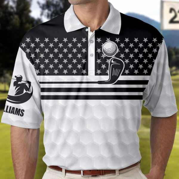 Personalized Golf Polo Shirt Gift for Dad, Father - Image 3