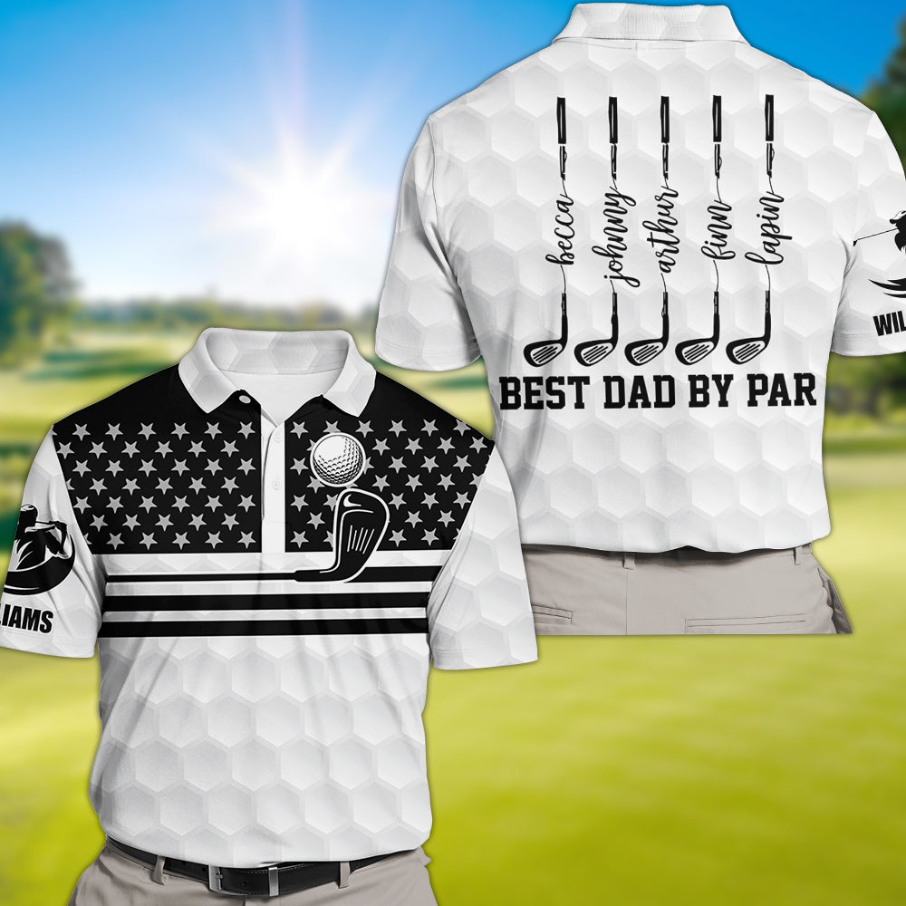 Personalized Golf Polo Shirt Gift for Dad, Father