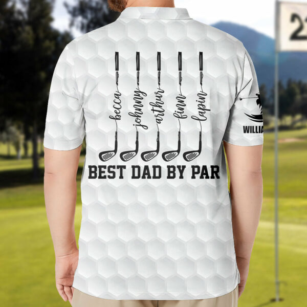 Personalized Golf Polo Shirt Gift for Dad, Father - Image 2