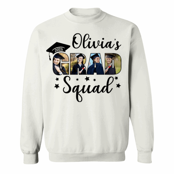 Personalized Grad Squad T-Shirt, Graduation Shirts, Matching Family Graduation Shirts, Graduation Mom, Graduation 2024 Grad Squad K1702 - Image 3