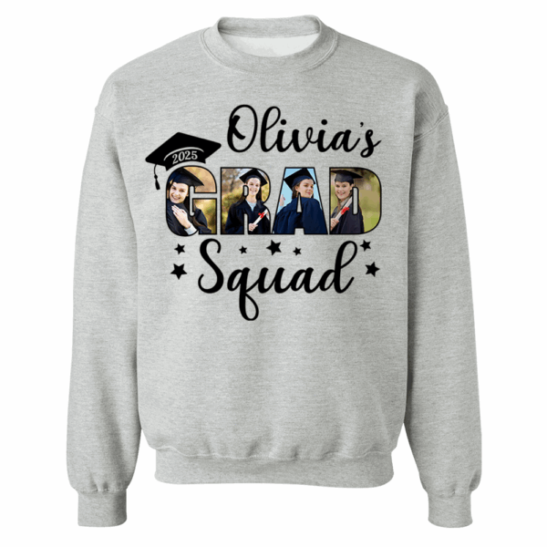 Personalized Grad Squad T-Shirt, Graduation Shirts, Matching Family Graduation Shirts, Graduation Mom, Graduation 2024 Grad Squad K1702 - Image 6