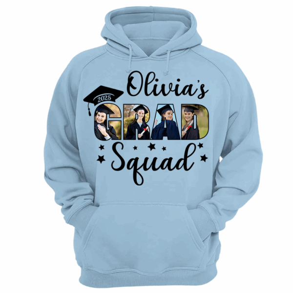 Personalized Grad Squad T-Shirt, Graduation Shirts, Matching Family Graduation Shirts, Graduation Mom, Graduation 2024 Grad Squad K1702 - Image 10