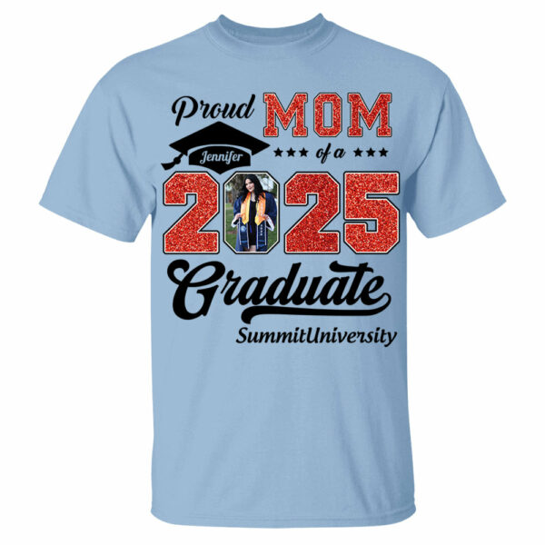 Personalized Graduation 2025 Shirts, Proud Family Graduate 2025, Graduate Pictureand Photo Class Of 2025 - YN2103 - Image 5