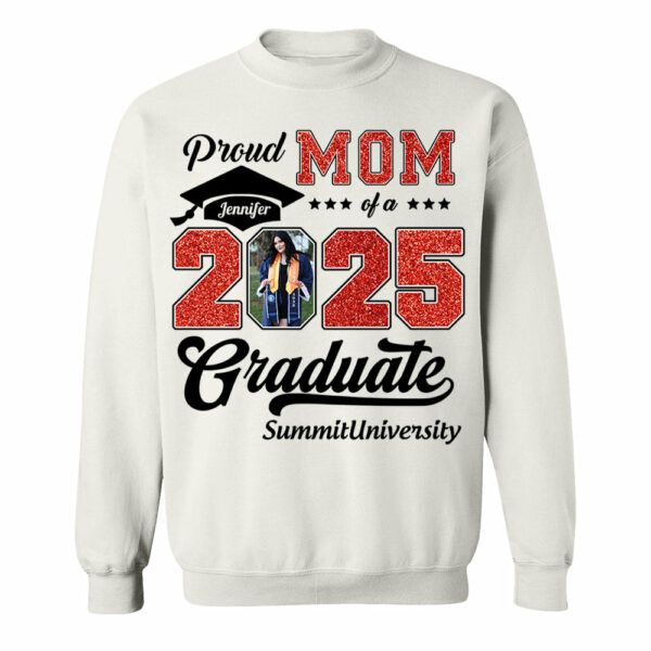 Personalized Graduation 2025 Shirts, Proud Family Graduate 2025, Graduate Pictureand Photo Class Of 2025 - YN2103 - Image 9