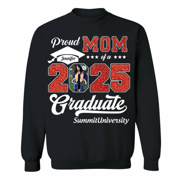 Personalized Graduation 2025 Shirts, Proud Family Graduate 2025, Graduate Pictureand Photo Class Of 2025 - YN2103 - Image 11