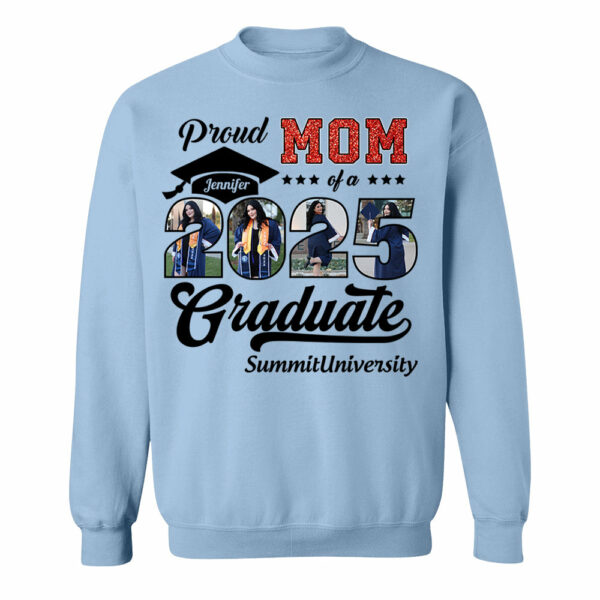 Personalized Graduation 2025 Shirts, Proud Mom Graduate 2025 Shirt, Graduation For Gift - YN2103 - Image 8