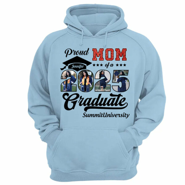 Personalized Graduation 2025 Shirts, Proud Mom Graduate 2025 Shirt, Graduation For Gift - YN2103 - Image 11