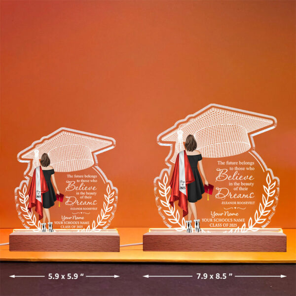 Personalized Graduation Gift for Her Personalized Graduation Keepsake Print Personalized Gift High School College Grad Gift - Image 4