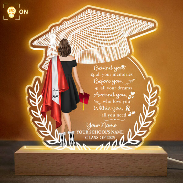 Personalized Graduation Gift for Her Personalized Graduation Keepsake Print Personalized Gift High School College Grad Gift - Image 6