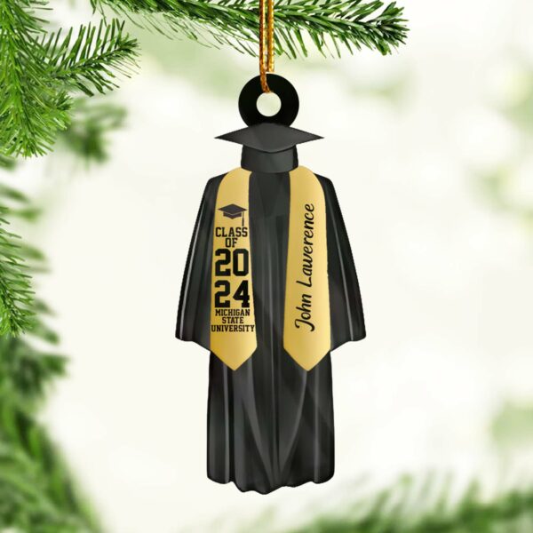 Personalized Graduation Ornament, Personalized Class of 2025 Ornament, High School Graduation Gift, College Graduated, New Graduate Gift - Image 4