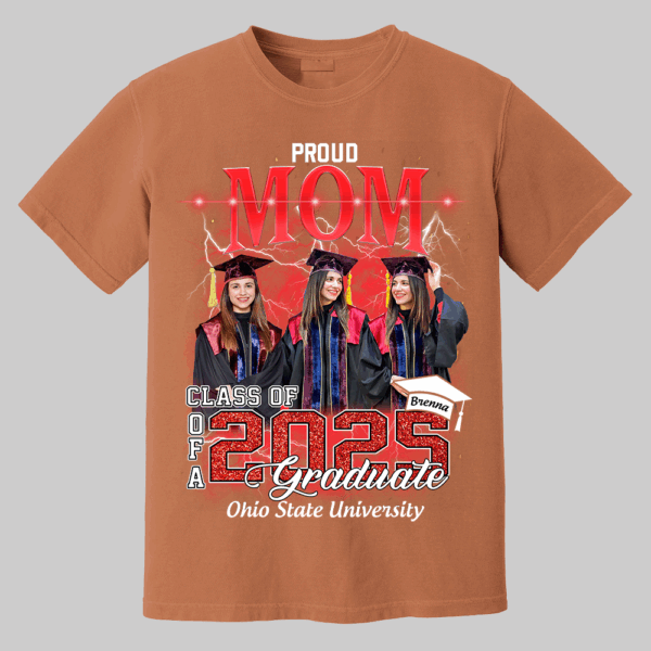 Personalized Graduation Shirts Custom Graduation Shirt Class Of 2025 Family Gifts For Family Member Graduation Shirt Proud Family Shirt - Image 3