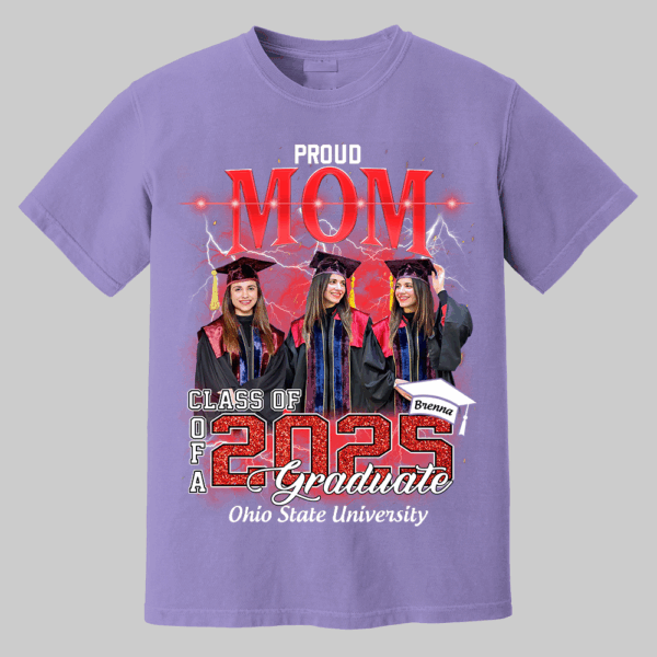 Personalized Graduation Shirts Custom Graduation Shirt Class Of 2025 Family Gifts For Family Member Graduation Shirt Proud Family Shirt - Image 4