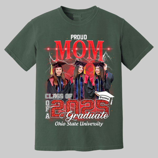 Personalized Graduation Shirts Custom Graduation Shirt Class Of 2025 Family Gifts For Family Member Graduation Shirt Proud Family Shirt - Image 9