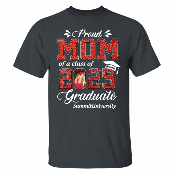 Personalized Graduation Shirts Custom Graduation Shirt Class of 2025 Family Gifts For Family Member Graduation Shirt Proud Family Shirt K1702 - Image 3