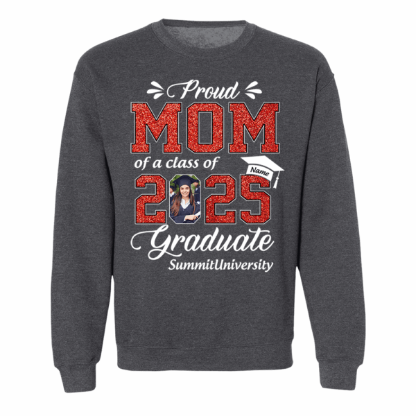 Personalized Graduation Shirts Custom Graduation Shirt Class of 2025 Family Gifts For Family Member Graduation Shirt Proud Family Shirt K1702 - Image 7