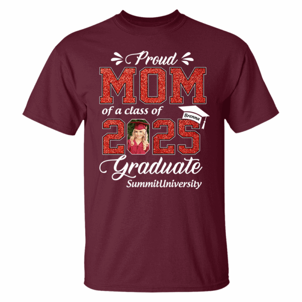 Personalized Graduation Shirts Custom Graduation Shirt Class of 2025 Family Gifts For Family Member Graduation Shirt Proud Family Shirt K1702 - Image 5