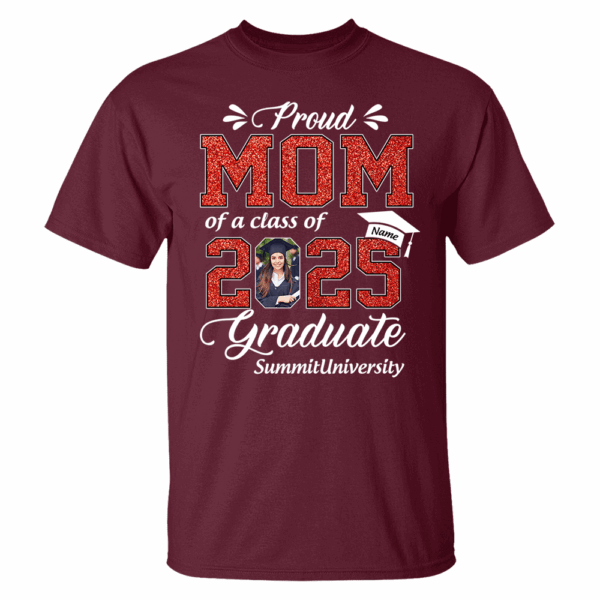 Personalized Graduation Shirts Custom Graduation Shirt Class of 2025 Family Gifts For Family Member Graduation Shirt Proud Family Shirt K1702 - Image 4