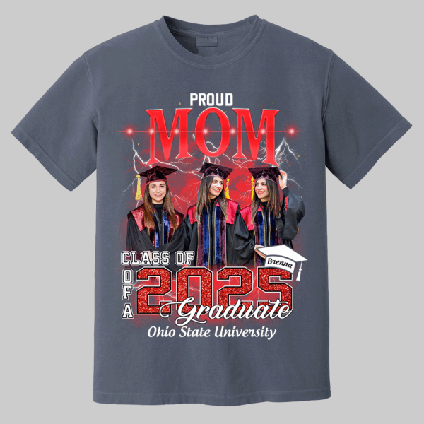 Personalized Graduation Shirts Custom Graduation Shirt Class Of 2025 Family Gifts For Family Member Graduation Shirt Proud Family Shirt - Image 8