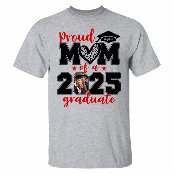 Personalized Graduation Shirts, Custom Photo For Mom Dad - Image 3