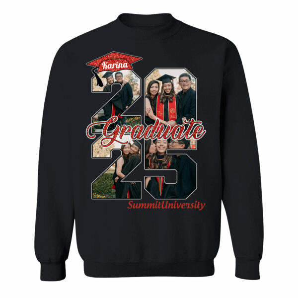 Personalized Graduation Shirts Proud Family Graduate 2025 Graduate Picture and Photo Class Of 2025 Senior Family Shirt, Graduation 2025 Gift - Image 9