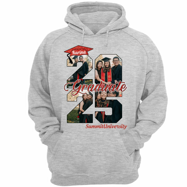 Personalized Graduation Shirts Proud Family Graduate 2025 Graduate Picture and Photo Class Of 2025 Senior Family Shirt, Graduation 2025 Gift - Image 11