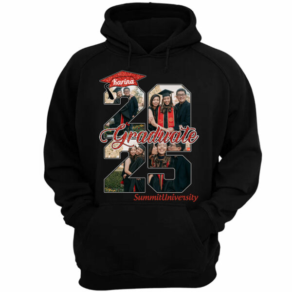 Personalized Graduation Shirts Proud Family Graduate 2025 Graduate Picture and Photo Class Of 2025 Senior Family Shirt, Graduation 2025 Gift - Image 12
