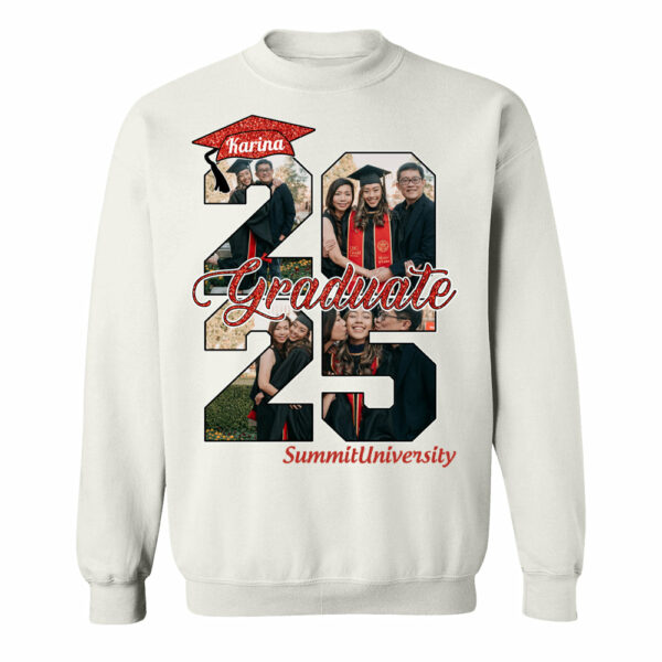 Personalized Graduation Shirts Proud Family Graduate 2025 Graduate Picture and Photo Class Of 2025 Senior Family Shirt, Graduation 2025 Gift - Image 7