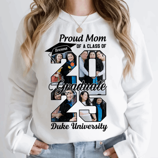 Personalized Graduation Shirts Proud Family Graduate 2025 Graduate Pictureand Photo Class Of 2025 Senior Family Shirt K1702 - Image 3
