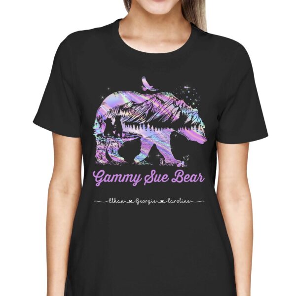 Personalized Grandma Bear Shirts, Funny Grandma Nana Mimi Shirt, Custom Grandma With Grandkids Name Shirt - Image 3