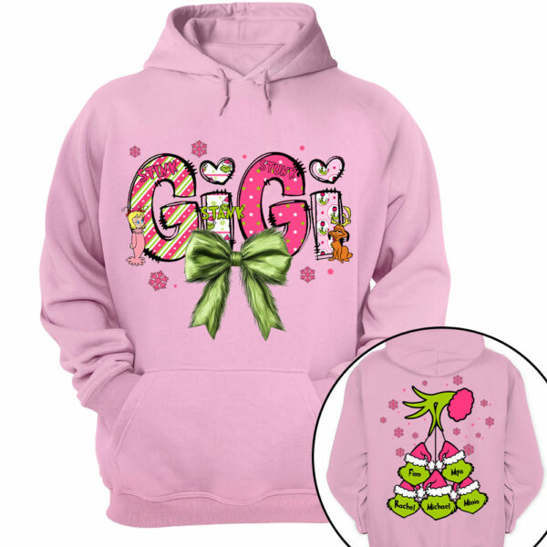 Personalized Grandma Coquette Sweatshirt, Custom Nana Mimi Gigi Shirt NA04 - Image 12