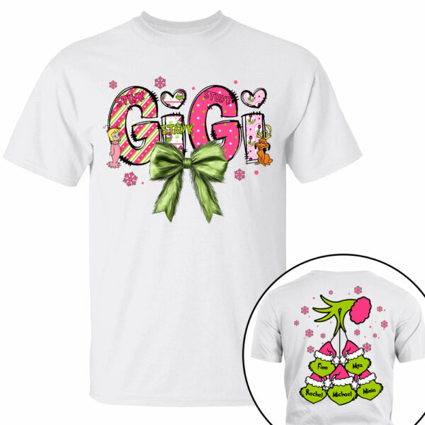 Personalized Grandma Coquette Sweatshirt, Custom Nana Mimi Gigi Shirt NA04 - Image 6