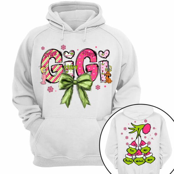 Personalized Grandma Coquette Sweatshirt, Custom Nana Mimi Gigi Shirt NA04 - Image 10