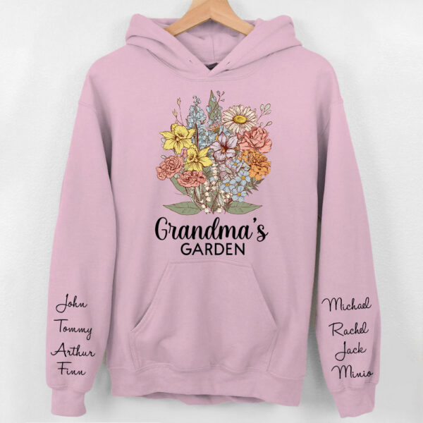 Personalized Grandma Garden Vintage Sweatshirt Gift For Grandmas - Birthday Gift For Mom - Image 7