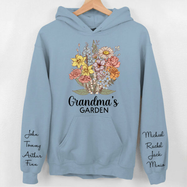 Personalized Grandma Garden Vintage Sweatshirt Gift For Grandmas - Birthday Gift For Mom - Image 11