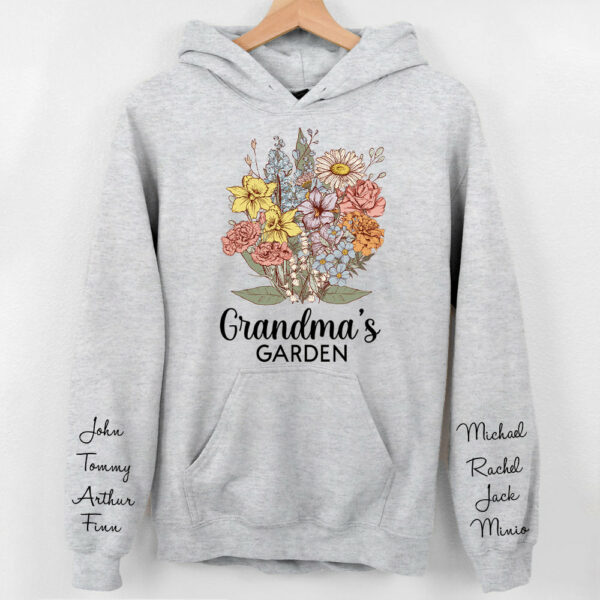 Personalized Grandma Garden Vintage Sweatshirt Gift For Grandmas - Birthday Gift For Mom - Image 13