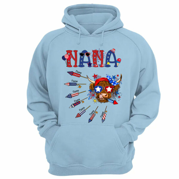 Personalized Grandma Patriotic With Firecrackers, Cute 4Th Of July Shirt For Grandma - Image 12