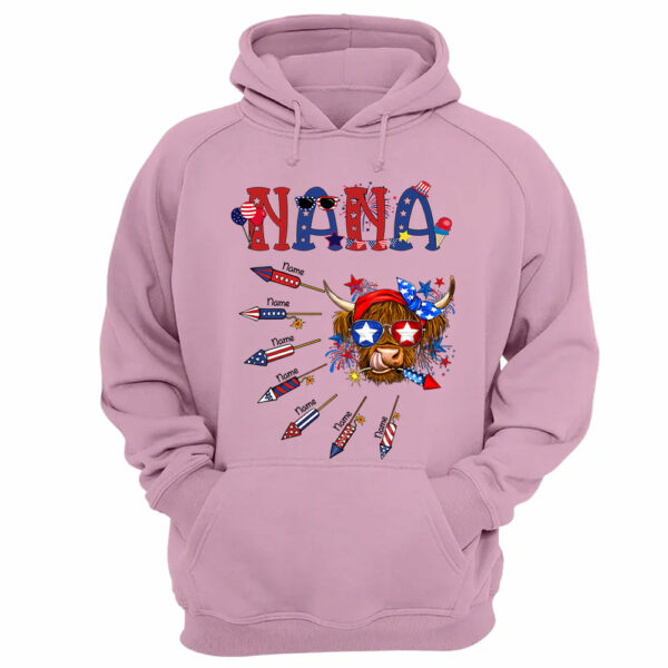 Personalized Grandma Patriotic With Firecrackers, Cute 4Th Of July Shirt For Grandma - Image 13