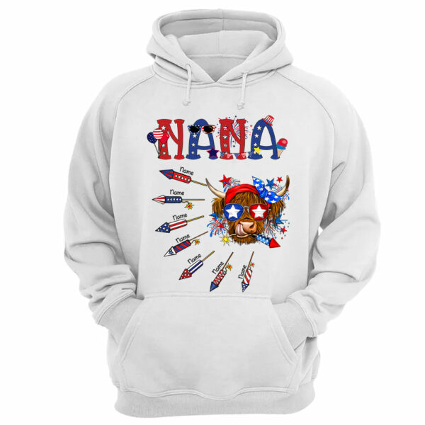 Personalized Grandma Patriotic With Firecrackers, Cute 4Th Of July Shirt For Grandma - Image 10