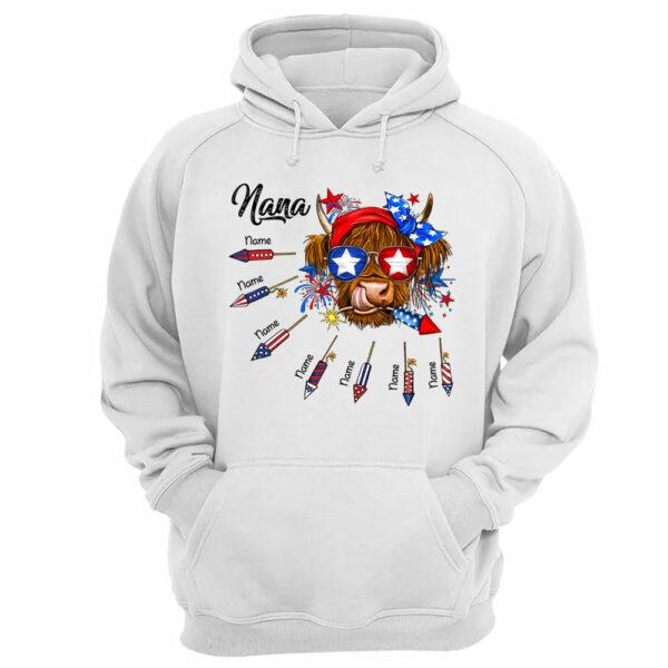 Personalized Grandma Patriotic With Firecrackers, Cute 4Th Of July Shirt For Grandma Vr2 - Image 10