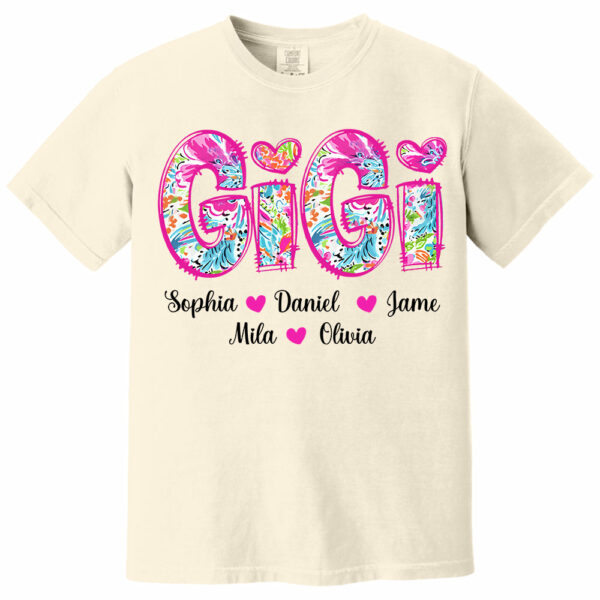 Personalized Grandma Shirt, Custom Nickname and Kid, Gift For Mother's Day T1807 - Image 13