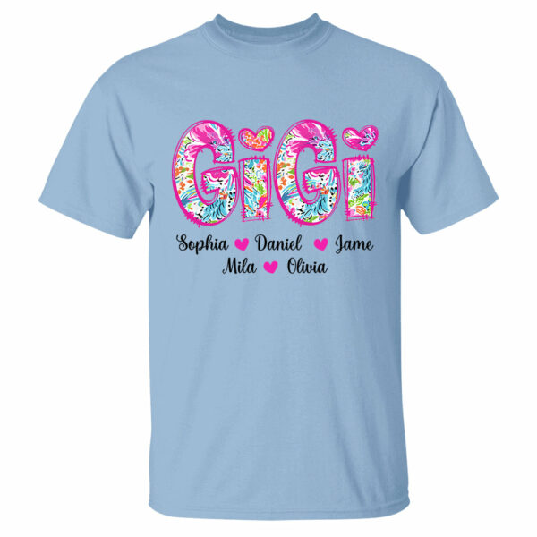 Personalized Grandma Shirt, Custom Nickname and Kid, Gift For Mother's Day T1807 - Image 8