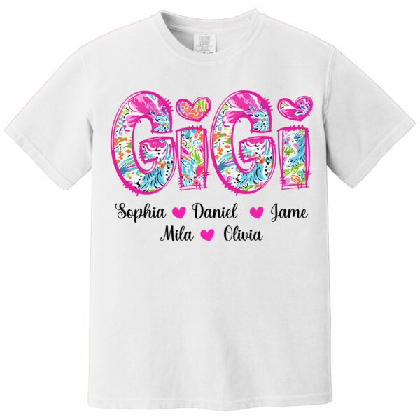 Personalized Grandma Shirt, Custom Nickname and Kid, Gift For Mother's Day T1807 - Image 17