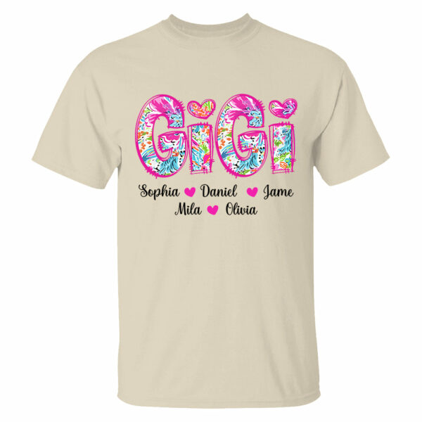 Personalized Grandma Shirt, Custom Nickname and Kid, Gift For Mother's Day T1807 - Image 9