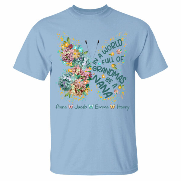 Personalized Grandma Shirt In a World Full of Grandmas Be a Mimi Custom T-Shirt with Grandkids Names - Gift for Mother's Day T1807 - Image 6
