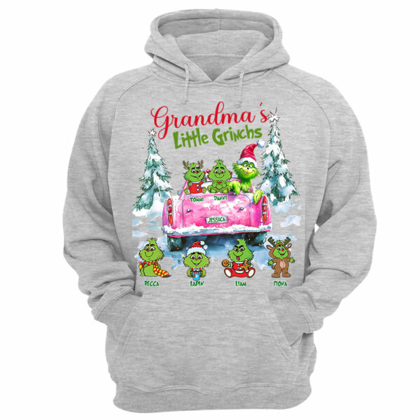Personalized Grandma's Little Grandkids Christmas Shirt - Image 11