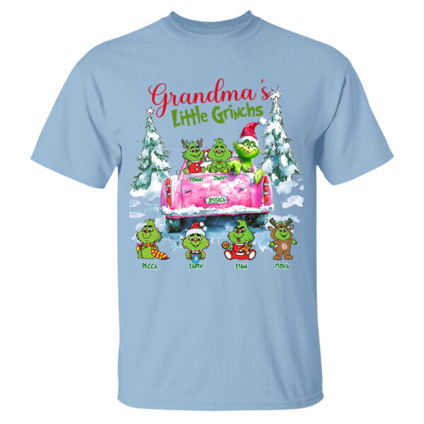 Personalized Grandma's Little Grandkids Christmas Shirt - Image 8