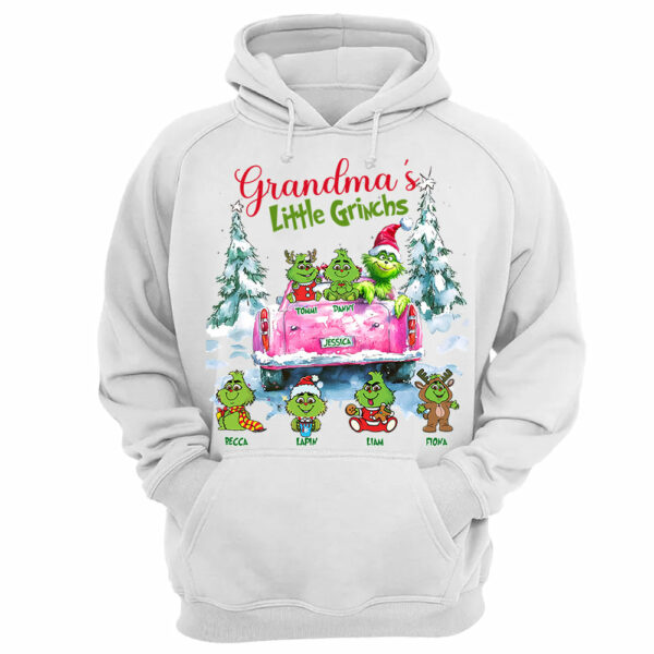 Personalized Grandma's Little Grandkids Christmas Shirt - Image 10